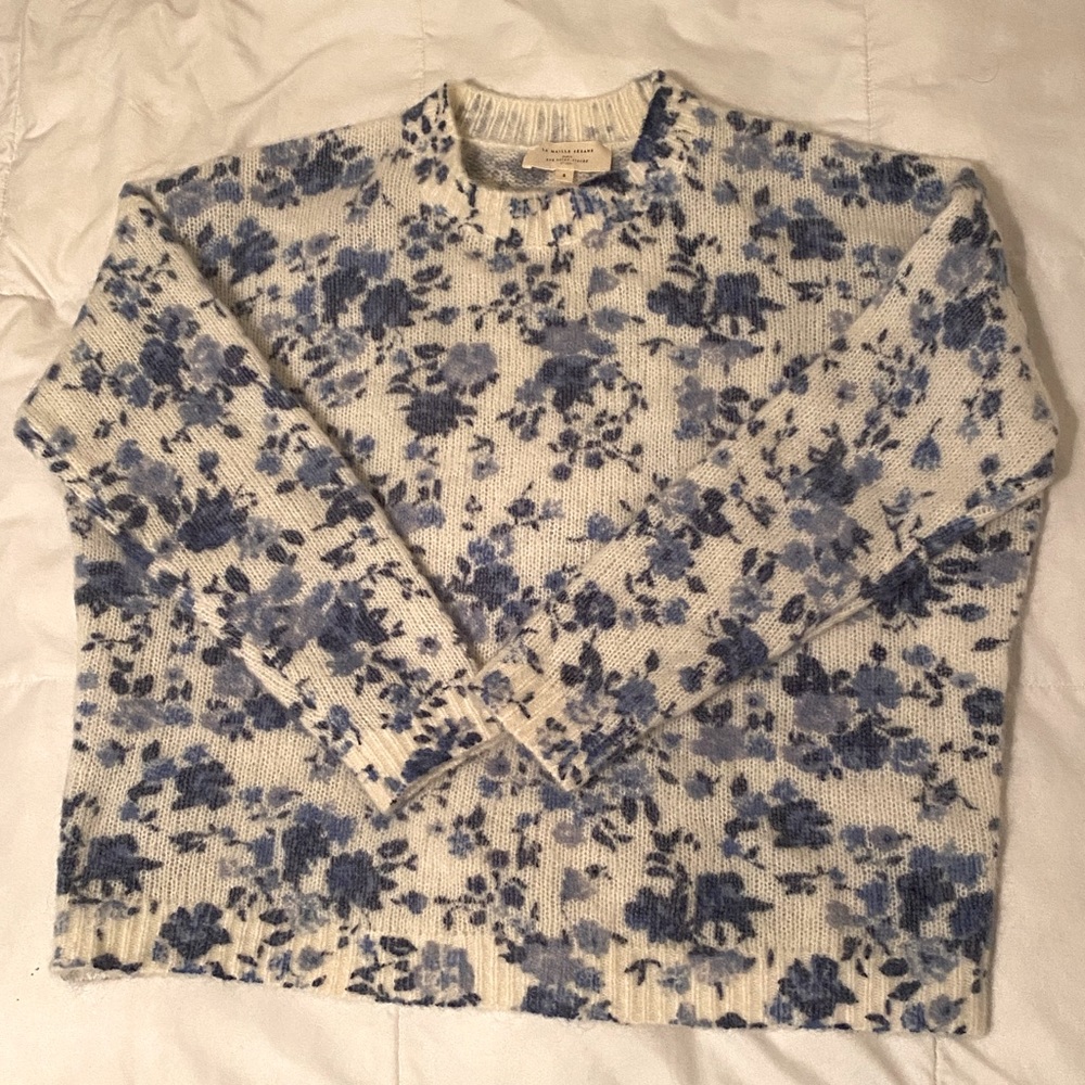 SEZANE — flower sweater